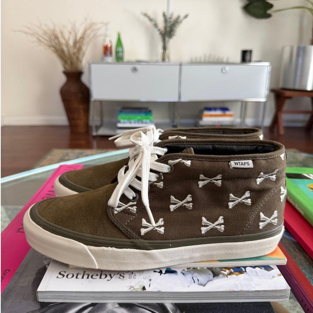 Vans x WTAPS OG Chukka LX Bones Sneakers Olive Green